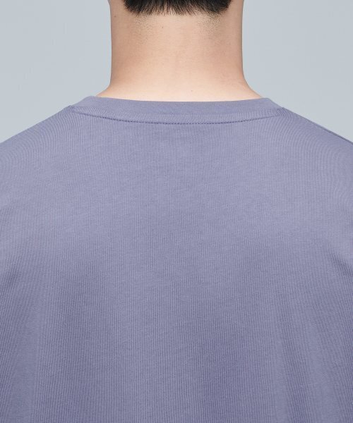MUSINSA STANDARD（ムシンサスタンダード）の「リラックスフィットクルーネックTシャツ2 [パープルグレー]（Tシャツ/カットソー・メンズ・その他・XXX-LARGE/MEDIUM/LARGE/X-LARGE/XX-LARGE）」の5枚目の写真