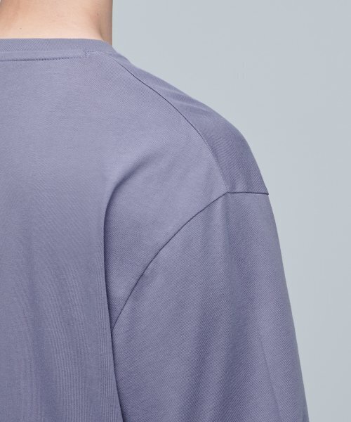 MUSINSA STANDARD（ムシンサスタンダード）の「リラックスフィットクルーネックTシャツ2 [パープルグレー]（Tシャツ/カットソー・メンズ・その他・XXX-LARGE/MEDIUM/LARGE/X-LARGE/XX-LARGE）」の6枚目の写真