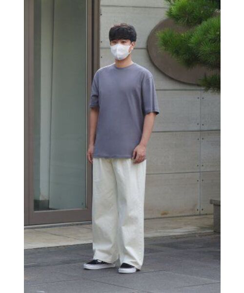 MUSINSA STANDARD（ムシンサスタンダード）の「リラックスフィットクルーネックTシャツ2 [パープルグレー]（Tシャツ/カットソー・メンズ・その他・XXX-LARGE/MEDIUM/LARGE/X-LARGE/XX-LARGE）」の7枚目の写真