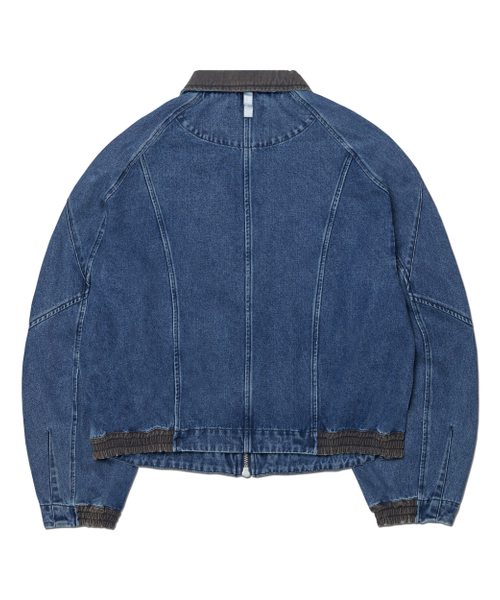 NOMANUAL(NOMANUAL)の「D.W DENIM JACKET - WASHED BLUE(デニムジャケット・レディース・その他・LARGE/SMALL/MEDIUM)」の2枚目の写真