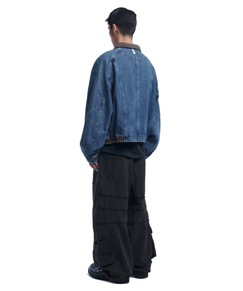 NOMANUAL(NOMANUAL)の「D.W DENIM JACKET - WASHED BLUE(デニムジャケット・レディース・その他・LARGE/SMALL/MEDIUM)」の4枚目の写真