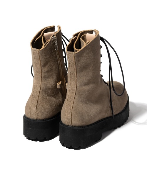 glamb(グラム)の「Bohemian Drape Boots / ボヘミアンドレープブーツ(ブーツ・メンズ・ベージュ/ブラック・25.5/26.5/27.5/28.5)」の10枚目の写真