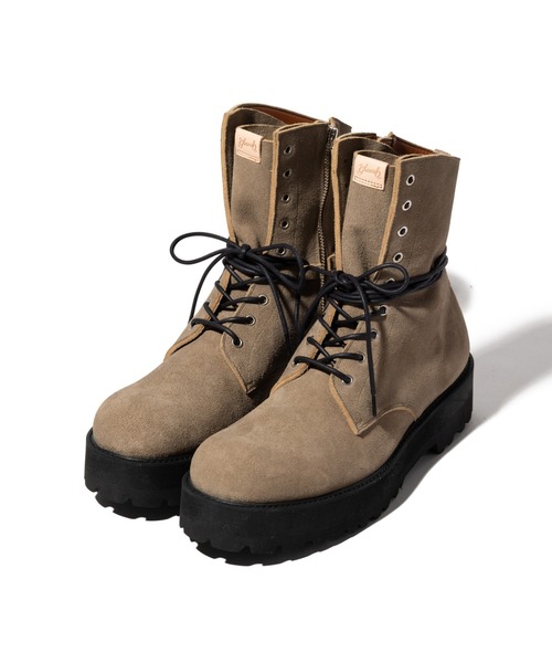 2026 春 先行予約 3月下旬〜4月上旬入荷予定 glamb グラム Bohemian Drape Boots ブーツ 送料無料 キャンセル不可 atfacc Bohemian Drape Boots / ボヘミアンドレープブーツ（ブーツ）｜glamb