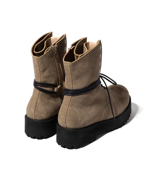 glamb(グラム)の「Bohemian Drape Boots / ボヘミアンドレープブーツ(ブーツ・メンズ・ベージュ/ブラック・25.5/26.5/27.5/28.5)」の13枚目の写真