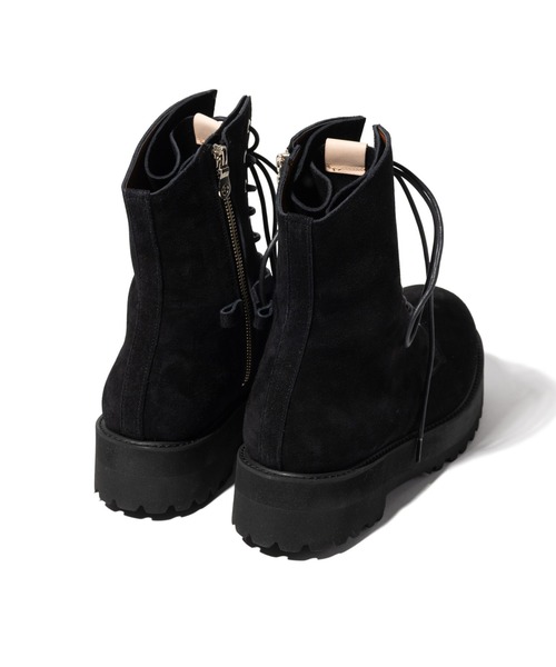 glamb(グラム)の「Bohemian Drape Boots / ボヘミアンドレープブーツ(ブーツ・メンズ・ベージュ/ブラック・25.5/26.5/27.5/28.5)」の5枚目の写真