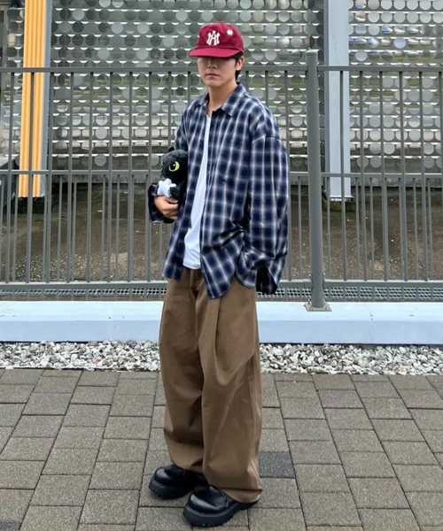 P.IN.O（ピインオ）の「9200ワンワンコットンパンツ - ブラック（その他パンツ・メンズ・その他・SMALL/MEDIUM/LARGE/X-LARGE）」の2枚目の写真