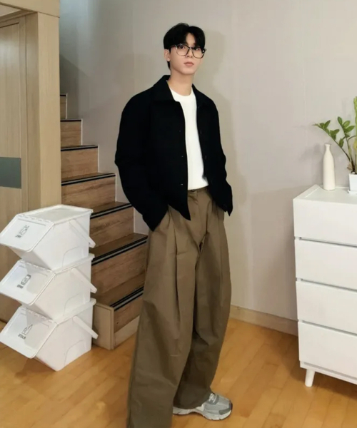 P.IN.O（ピインオ）の「9200ワンワンコットンパンツ - ブラック（その他パンツ・メンズ・その他・SMALL/MEDIUM/LARGE/X-LARGE）」の4枚目の写真