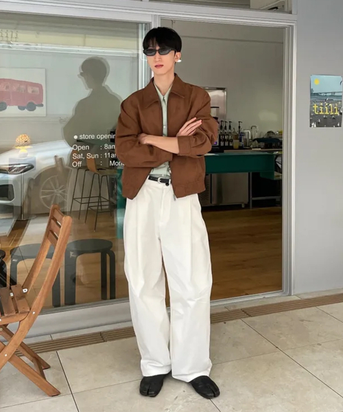 P.IN.O（ピインオ）の「9200ワンワンコットンパンツ - ブラック（その他パンツ・メンズ・その他・SMALL/MEDIUM/LARGE/X-LARGE）」の5枚目の写真