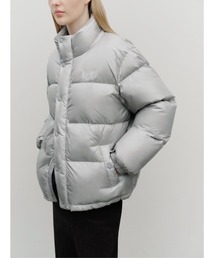 希少　マリテフランソワジルボーダウンジャケット フード付きグレー　L　レディース 希少 マリテフランソワジルボーダウンジャケット フード付きグレー L