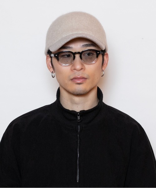 CA4LA（カシラ）の「YK ANGORA WOOL CAP（キャップ・メンズ・ブラック/チャコールグレー/ベージュ・ONESIZE）」の3枚目の写真