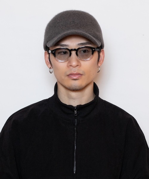 CA4LA（カシラ）の「YK ANGORA WOOL CAP（キャップ・メンズ・ブラック/チャコールグレー/ベージュ・ONESIZE）」の11枚目の写真