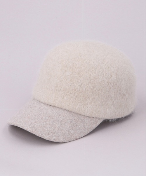 CA4LA（カシラ）の「YK ANGORA WOOL CAP（キャップ・メンズ・ブラック/チャコールグレー/ベージュ・ONESIZE）」の13枚目の写真
