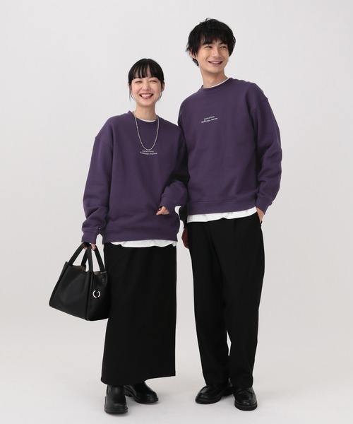 ソフトタッチスウェット/裏起毛/ロゴ/580800（スウェット）｜GLOBAL