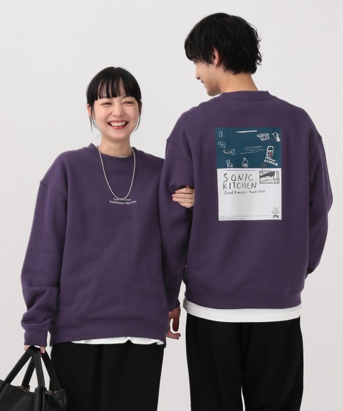 ソフトタッチスウェット/裏起毛/ロゴ/580800（スウェット）｜GLOBAL