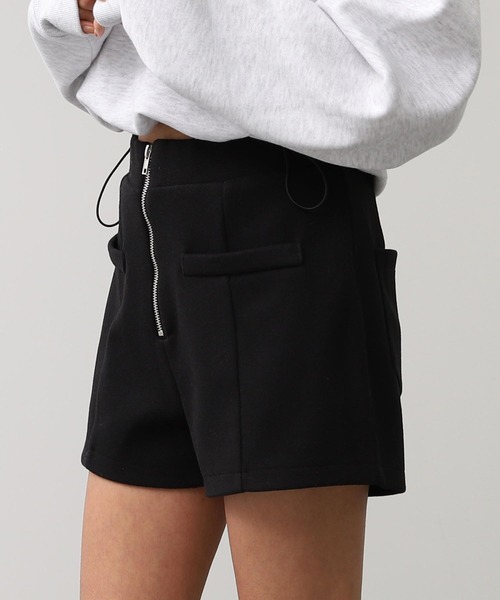ANAP(アナップ)の「ウールタッチ ジップ デザイン ショート パンツ(その他パンツ・レディース・グレー/ブラック・F)」の10枚目の写真