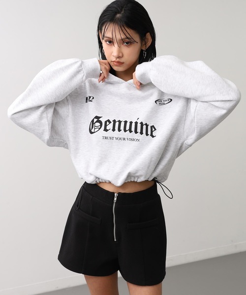 ANAP(アナップ)の「ウールタッチ ジップ デザイン ショート パンツ(その他パンツ・レディース・グレー/ブラック・F)」の13枚目の写真