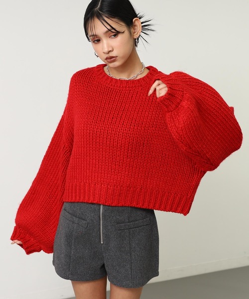 ANAP(アナップ)の「ウールタッチ ジップ デザイン ショート パンツ(その他パンツ・レディース・グレー/ブラック・F)」の17枚目の写真