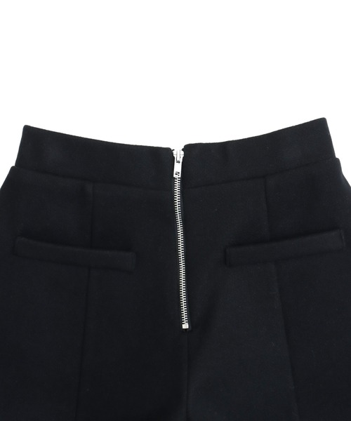 ANAP(アナップ)の「ウールタッチ ジップ デザイン ショート パンツ(その他パンツ・レディース・グレー/ブラック・F)」の4枚目の写真