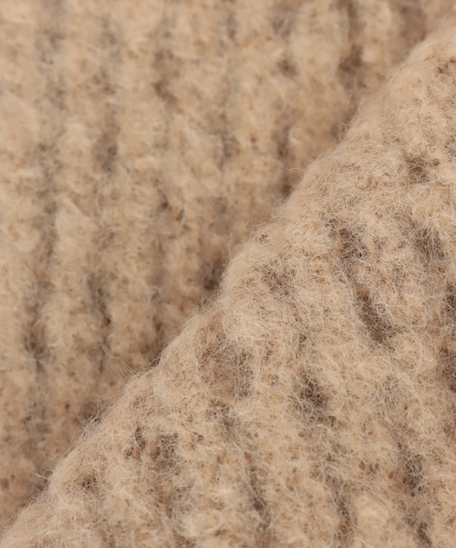 B.C STOCK(ベーセーストック)の「ラッセルニットマフラー(マフラー・レディース・サファリグリーン/チャコールグレー/ブルー/ベージュ/ピンク/ホワイト・FREE)」の22枚目の写真