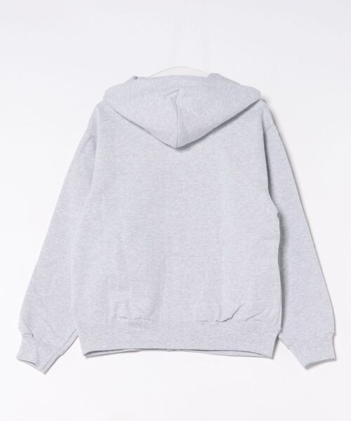 LOS ANGELES APPAREL(ロサンゼルスアパレル)の「【Los Angeles Apparel/ロサンゼルス・アパレル】 14.0oz Heavy Fleece Zip Up Hood Sweat ヘビーウェイト ジップアップパーカー セットアップ対応可 MADE IN USA HF-10(パーカー・メンズ・アッシュグレー/ブラック・SMALL/MEDIUM/LARGE/X-LARGE)」の3枚目の写真
