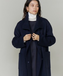 ノーカラーコート（ブルー・ネイビー/青色系）ファッション通販 - ZOZOTOWN