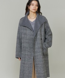 INED グレー　コート INED（イネド）｜レディースのノーカラーコート（グレー系）一覧 - WEAR