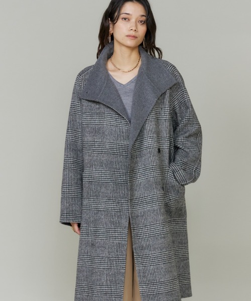 INED（イネド）｜レディースのノーカラーコート（グレー系）一覧 - WEAR