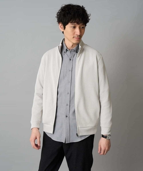 a.v.v（アーヴェヴェ）の「【イージーケア/毛玉になりにくい】ヘリンボーンダブルフェイスシャツ【洗濯機で洗える】（シャツ/ブラウス・メンズ・グレー/ネイビー・46/48）」の20枚目の写真