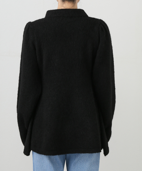 SLOBE IENA(スローブイエナ)の「ペプラムニット(ニット/セーター・レディース・チャコールグレー/ブラック・FREE)」の11枚目の写真