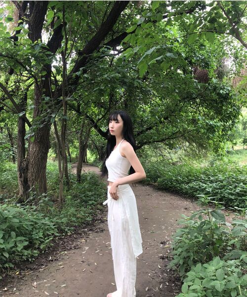 WEDNESDAYOASISFORWOMEN（ウェンズデー オアシス フォー ウーマン）の「デイジーレイヤードラップスカートパンツ_ホワイト(W25-PT17)（その他パンツ・レディース・ホワイト・SMALL/MEDIUM）」の16枚目の写真