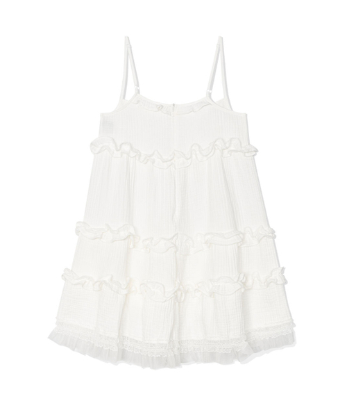 UGLY SHADOW（アグリーシャドウ）の「レースヨルドレス（ホワイト）（ワンピース・レディース・その他・FREE）」の5枚目の写真