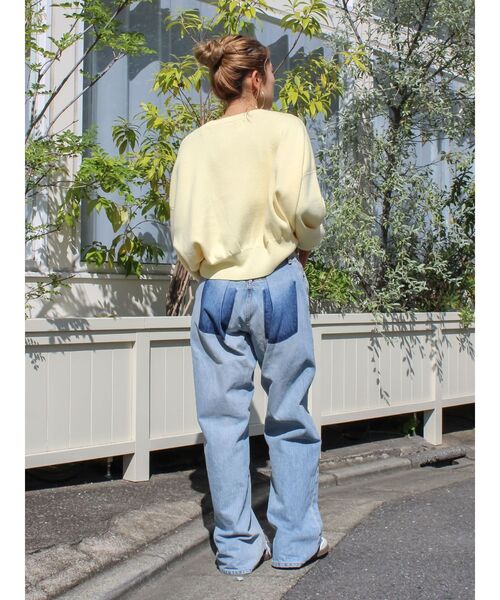 Ungrid(アングリッド)の「コットン混ショートルーズニット(ニット/セーター・レディース・オレンジ/イエロー/ライトグレー/ブラウン・FREE)」の22枚目の写真