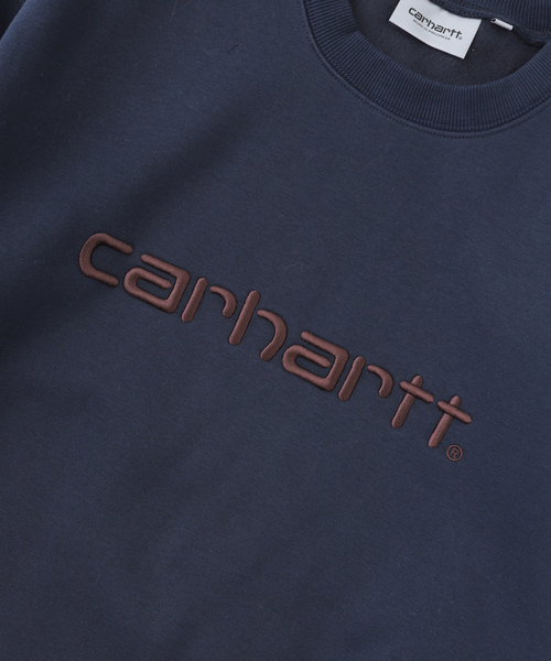 Carhartt WIP（カーハートダブリューアイピー）の「CARHARTT WIP / カーハート ダブリューアイピー CARHARTT SWEATSHIRT（スウェット・メンズ・レッド/ネイビー・LARGE/MEDIUM）」の7枚目の写真