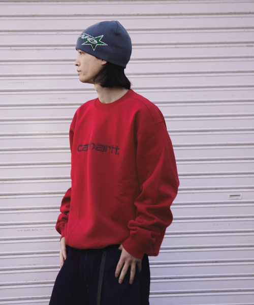 Carhartt WIP（カーハートダブリューアイピー）の「CARHARTT WIP / カーハート ダブリューアイピー CARHARTT SWEATSHIRT（スウェット・メンズ・レッド/ネイビー・LARGE/MEDIUM）」の20枚目の写真