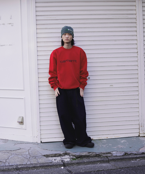 Carhartt WIP（カーハートダブリューアイピー）の「CARHARTT WIP / カーハート ダブリューアイピー CARHARTT SWEATSHIRT（スウェット・メンズ・レッド/ネイビー・LARGE/MEDIUM）」の15枚目の写真