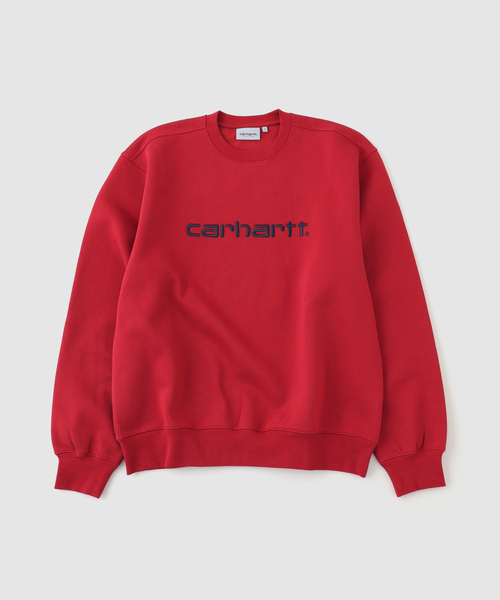 Carhartt WIP（カーハートダブリューアイピー）の「CARHARTT WIP / カーハート ダブリューアイピー CARHARTT SWEATSHIRT（スウェット・メンズ・レッド/ネイビー・LARGE/MEDIUM）」の13枚目の写真