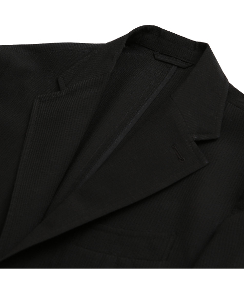sortie（ソルティ）の「Summer Wool Seersucker Jacket (Black)（テーラードジャケット・メンズ・その他・MEDIUM/LARGE/X-LARGE）」の3枚目の写真