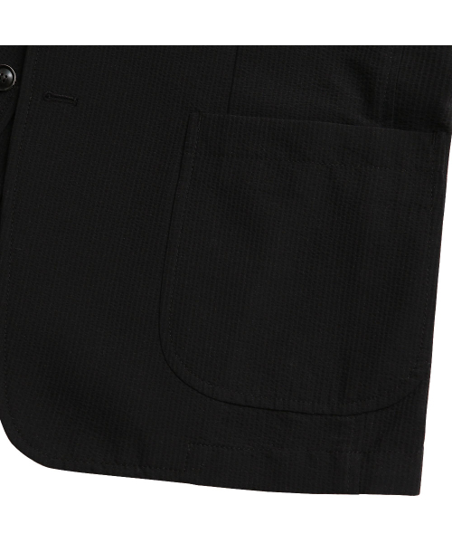sortie（ソルティ）の「Summer Wool Seersucker Jacket (Black)（テーラードジャケット・メンズ・その他・MEDIUM/LARGE/X-LARGE）」の5枚目の写真