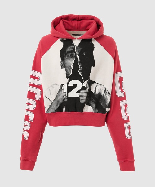 RRR-123（リヴィントンロイレビス）の「ROSE ZIP HOODIE WELDER BROWN