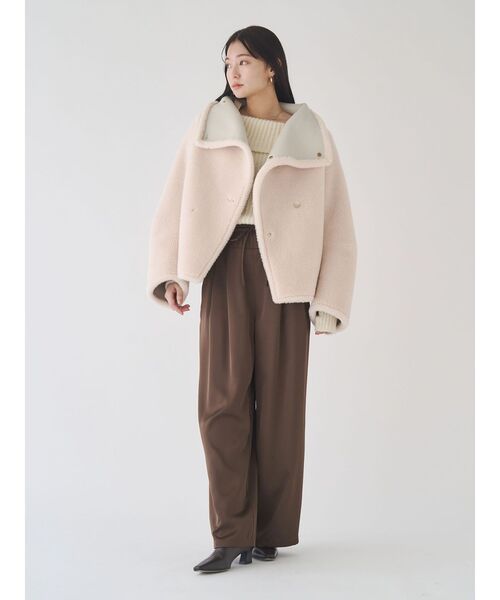 LAGUNAMOON（ラグナムーン）の「ウエストドロストサテンパンツ（その他パンツ・レディース・ブラック/ブラウン・MEDIUM/SMALL）」の8枚目の写真