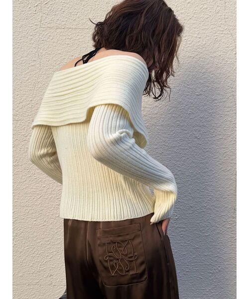 LAGUNAMOON（ラグナムーン）の「ウエストドロストサテンパンツ（その他パンツ・レディース・ブラック/ブラウン・MEDIUM/SMALL）」の13枚目の写真