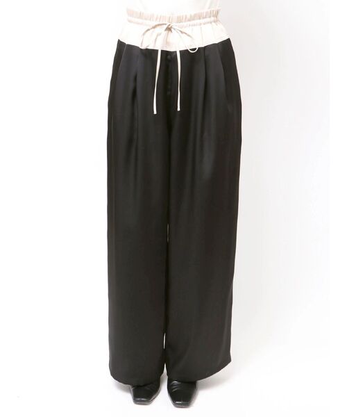 LAGUNAMOON（ラグナムーン）の「ウエストドロストサテンパンツ（その他パンツ・レディース・ブラック/ブラウン・MEDIUM/SMALL）」の20枚目の写真