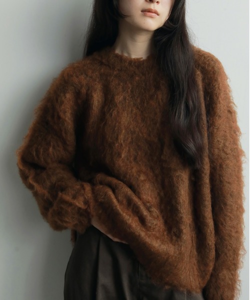anuke（アンヌーク）の「Brashed Knit Pullover（ニット/セーター