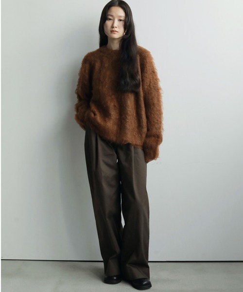 anuke Brashed Knit Pullover アンヌーク Brashed Knit Pullover（ニット/セーター）｜anuke（アンヌーク）の