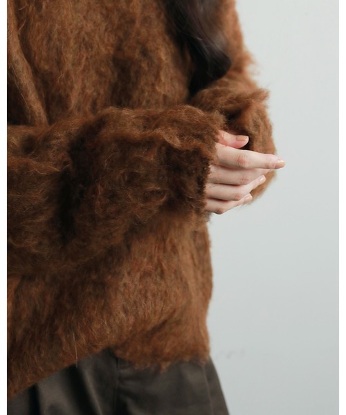 anuke（アンヌーク）の「Brashed Knit Pullover（ニット/セーター