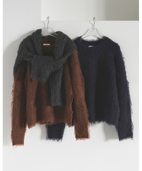 anuke（アンヌーク）の「Brashed Knit Pullover（ニット/セーター