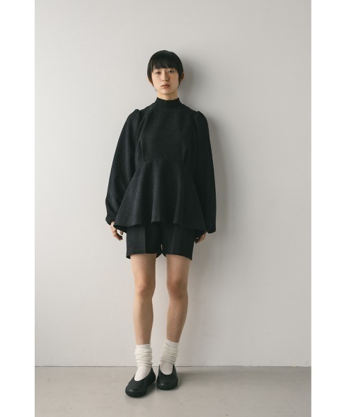 STYLEMIXER(スタイルミキサー)の「コーデュロイペプラムショートオールインワン(つなぎ/オールインワン・レディース・ホワイト/ブラック・SMALL/MEDIUM)」の13枚目の写真