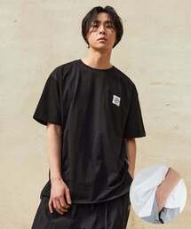 WANGGWAN（ワングァン）の「ロゴベーシックオーバーサイズ半袖Tシャツ黒 (Black)（Tシャツ/カットソー）」