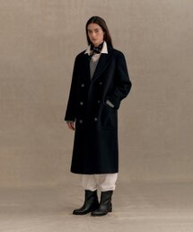 PREVAIL（プリヴェイル）の「PVIL Wool Double Coat-Navy（チェスターコート）」