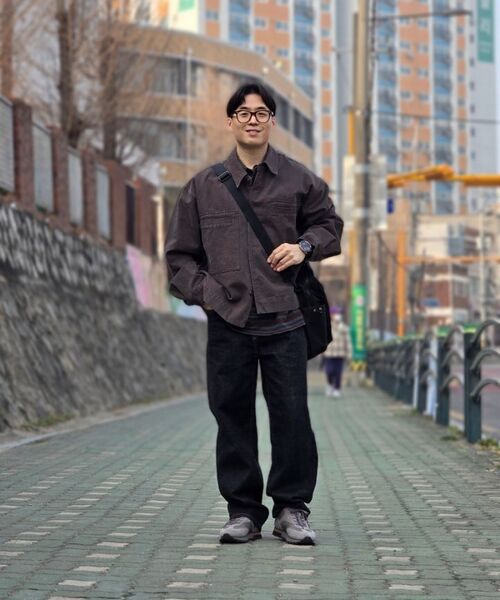 ENDOOR(エンドア)の「Vtg Evening stripe polo shirt (vtg burgundy)(ポロシャツ・メンズ・その他・1/2)」の5枚目の写真